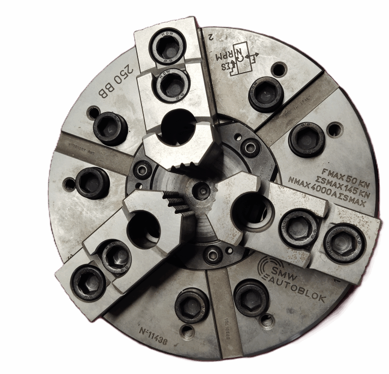Mandrin de tour - 3 mors non concentriques - Ø 255 mm - n°19